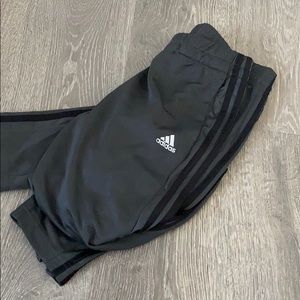 Adidas Track Pants (Grey/Black)